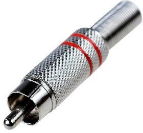 RCA тюльпан (штекер) Разъем для межблочного соединения вилка